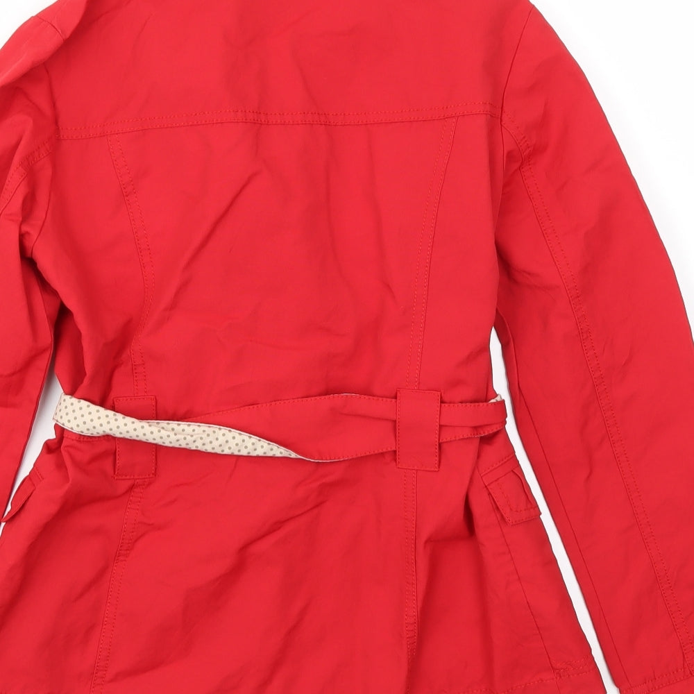 BE BEAU Womens Red Jacket Coat Size 8