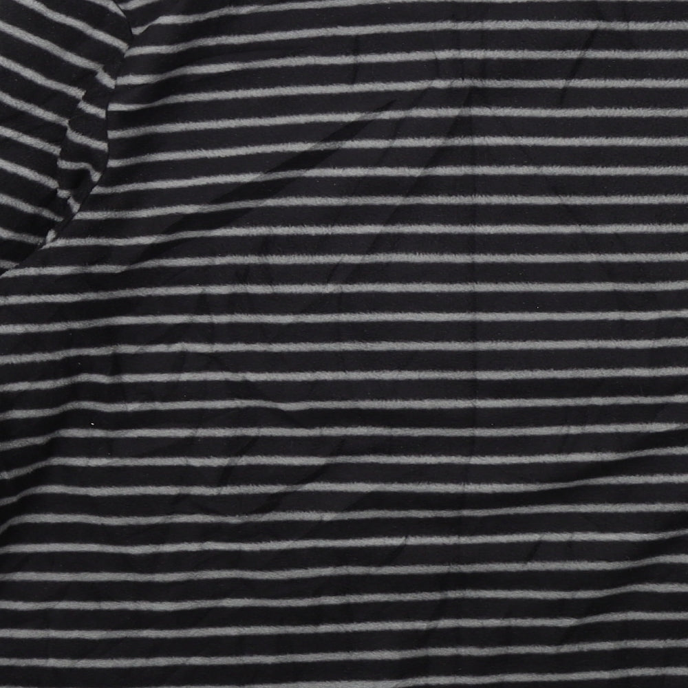 Original Essentials Womens Black Striped Pullover Jumper Size M