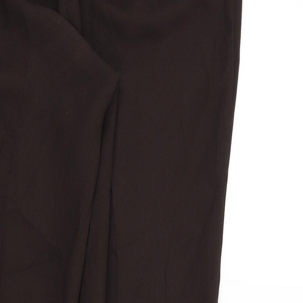 Reflections Womens Brown Trousers Size 16 L37 in