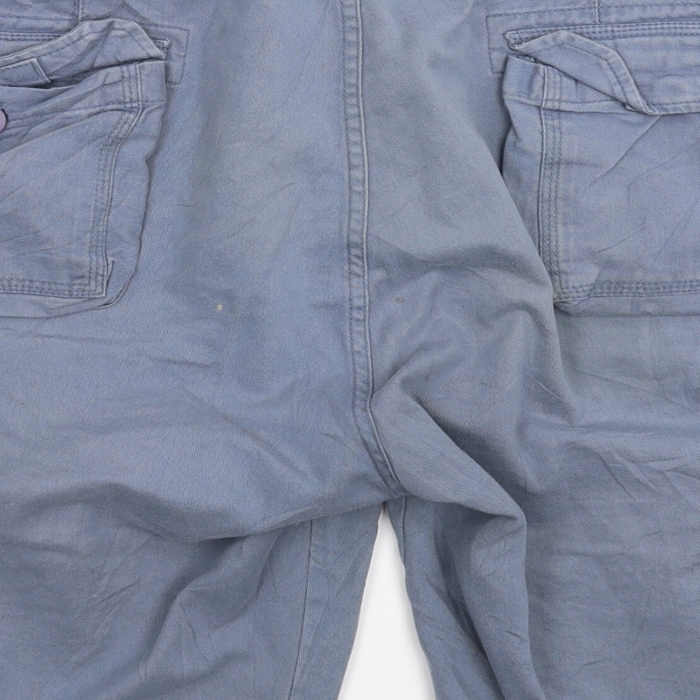 W&B Mens Blue Cargo Shorts Size 50