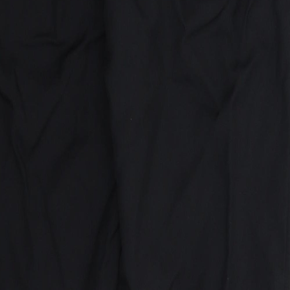 Marks and Spencer Womens Black Trousers Size 12 L28 in
