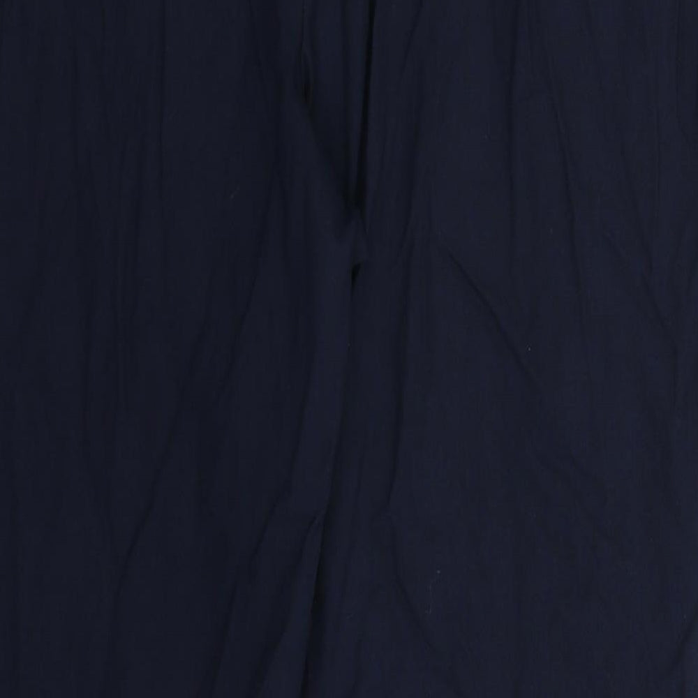 Papaya Womens Blue Trousers Size 14 L29 in
