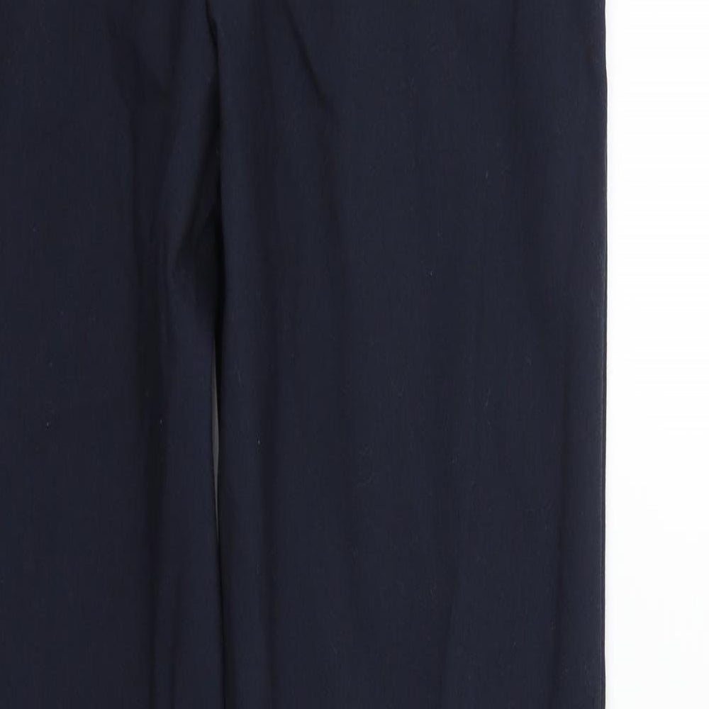 Marks and Spencer Girls Blue Carrot Trousers Size 15-16 Years
