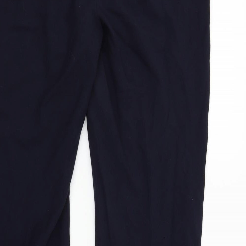 Marks and Spencer Womens Blue Trousers Size 14 L26 in