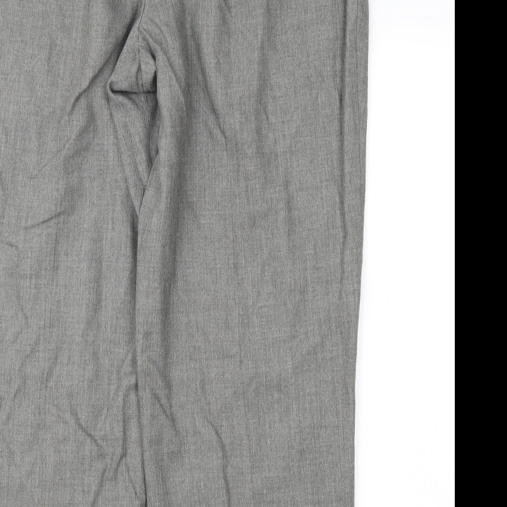 Haggar Mens Grey Trousers Size 38 in L27 in