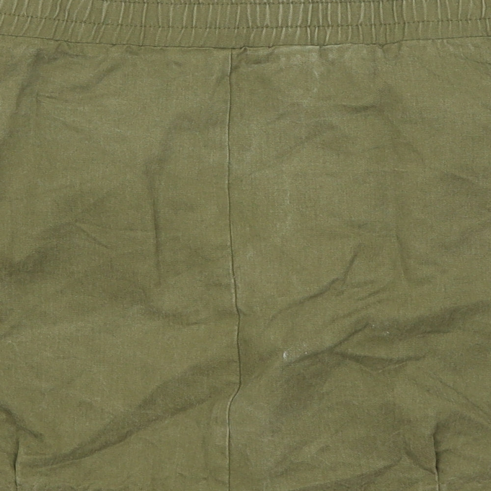 Divided Womens Green Mini Skirt Size 12