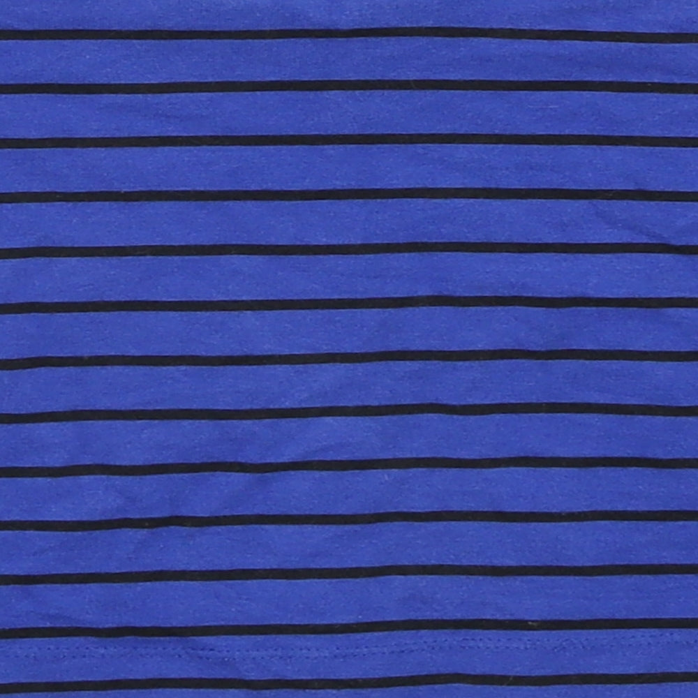 H&M Girls Blue Striped Mini Skirt Size 11-12 Years
