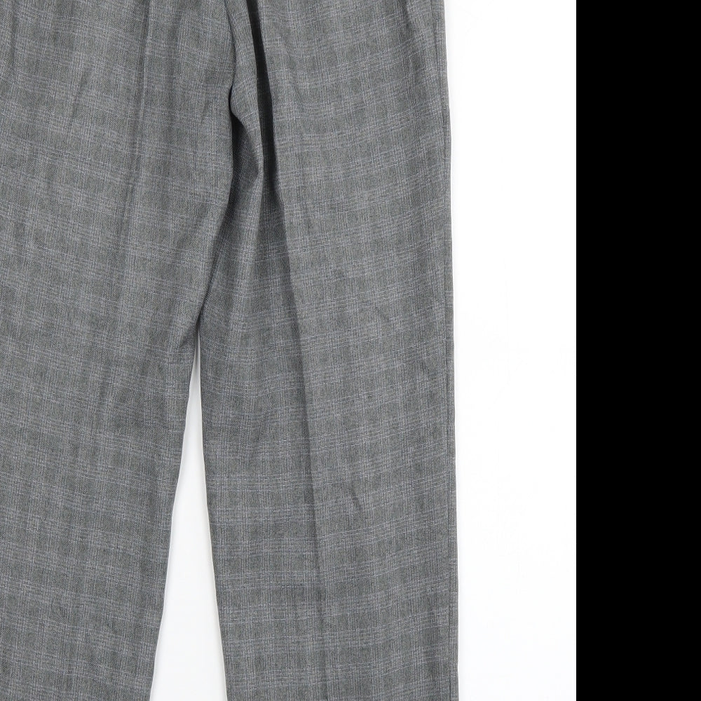 Marks and Spencer Womens Grey Trousers Size 10 L26 in