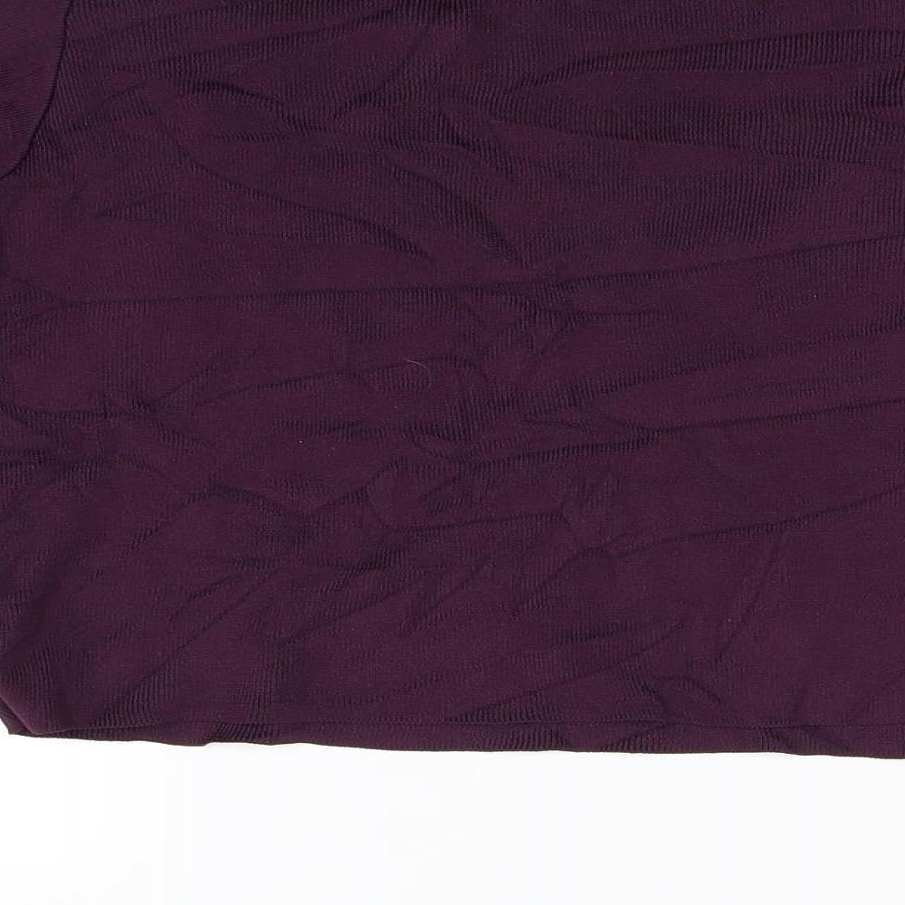 Preworn Womens Purple Pullover Jumper Size 16