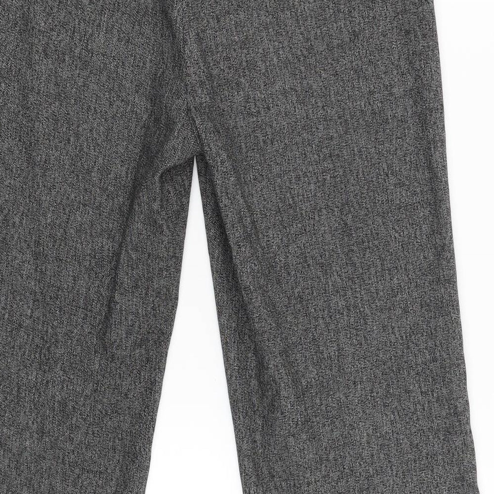NEXT Womens Grey Carrot Trousers Size 10 L30 in