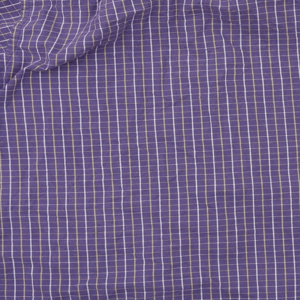 M&S Mens Multicoloured Camouflage Button-Up Size 17.5