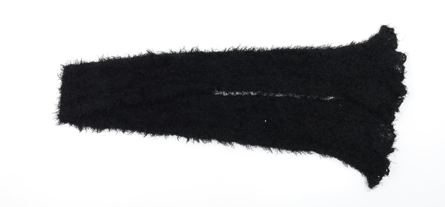 Preworn Womens Black Scarf