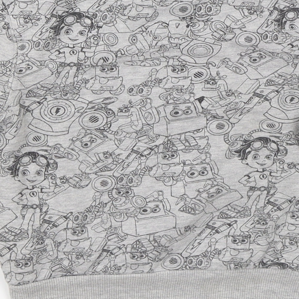 George Baby Grey Pullover Jumper Size 12-18 Months - Nickelodeon Rusty Rivets