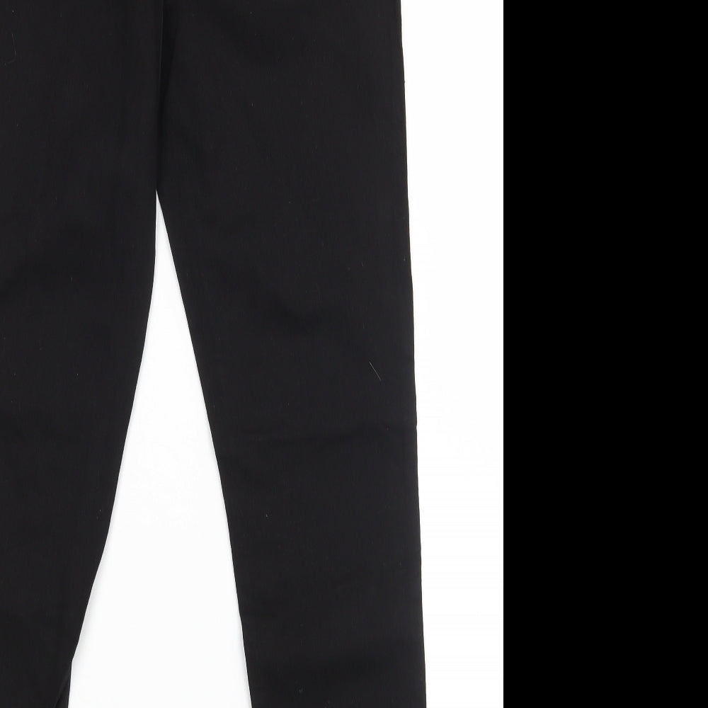 Primark Womens Black Flared Jeans Size 14 L27 in