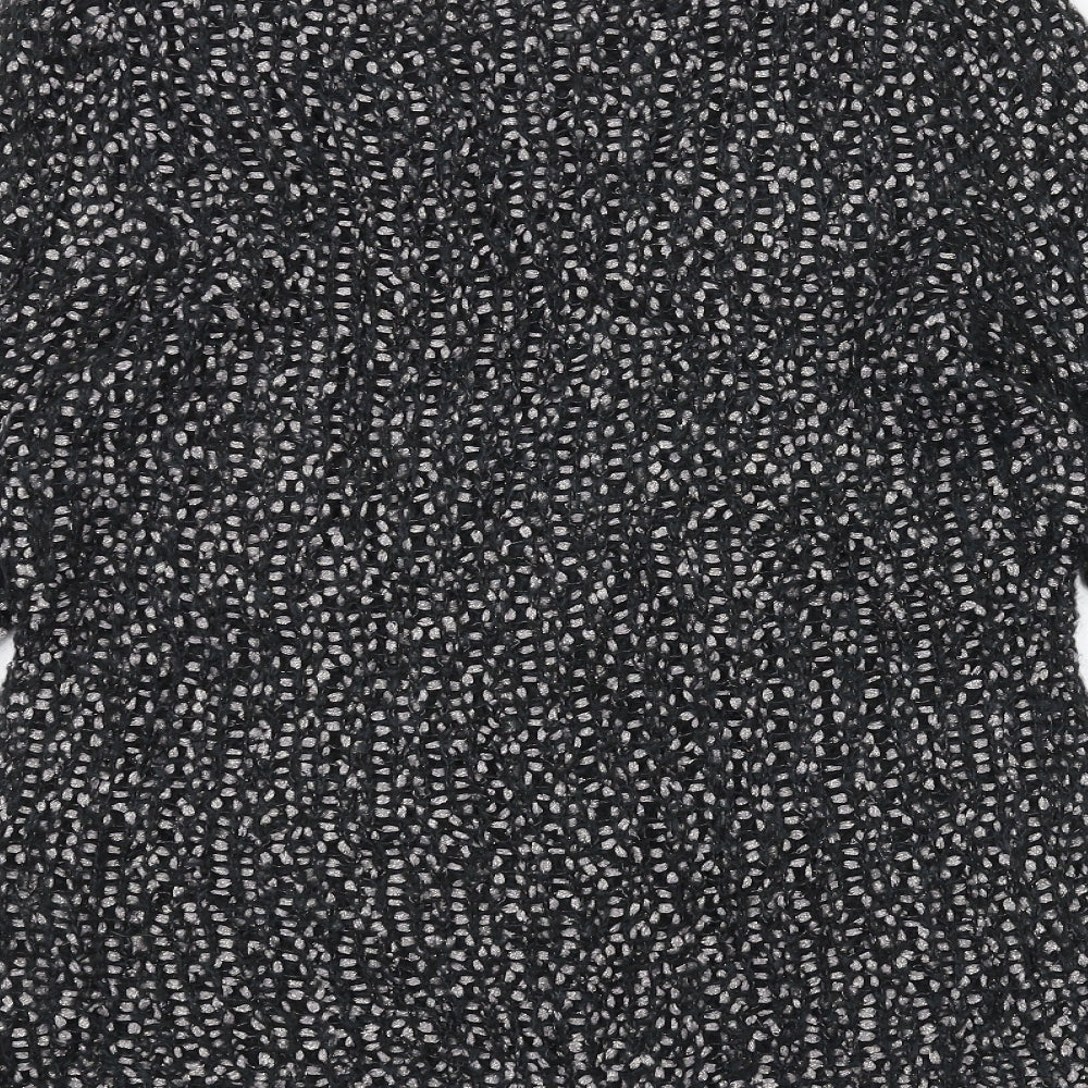 Marks and Spencer Womens Black Knit Pullover Jumper Size 12