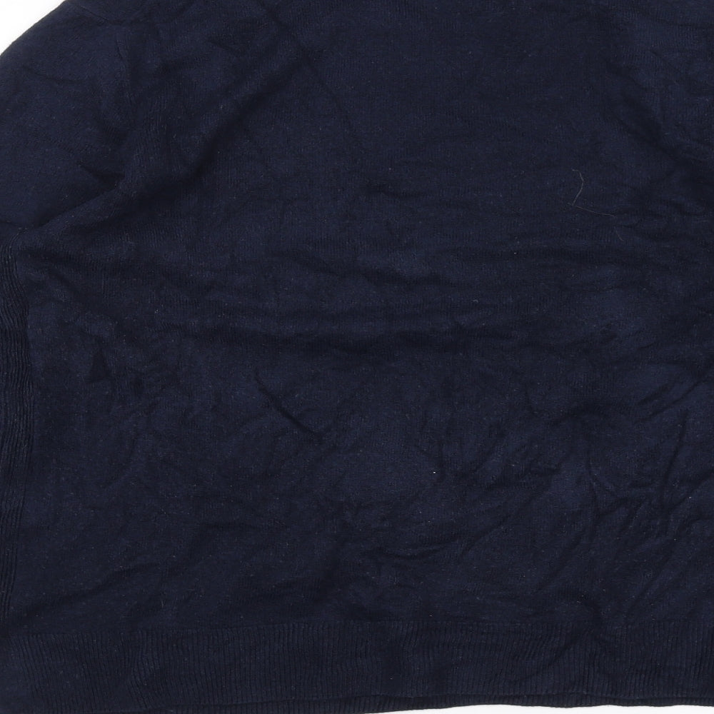 Marks and Spencer Womens Blue Knit Pullover Jumper Size 14