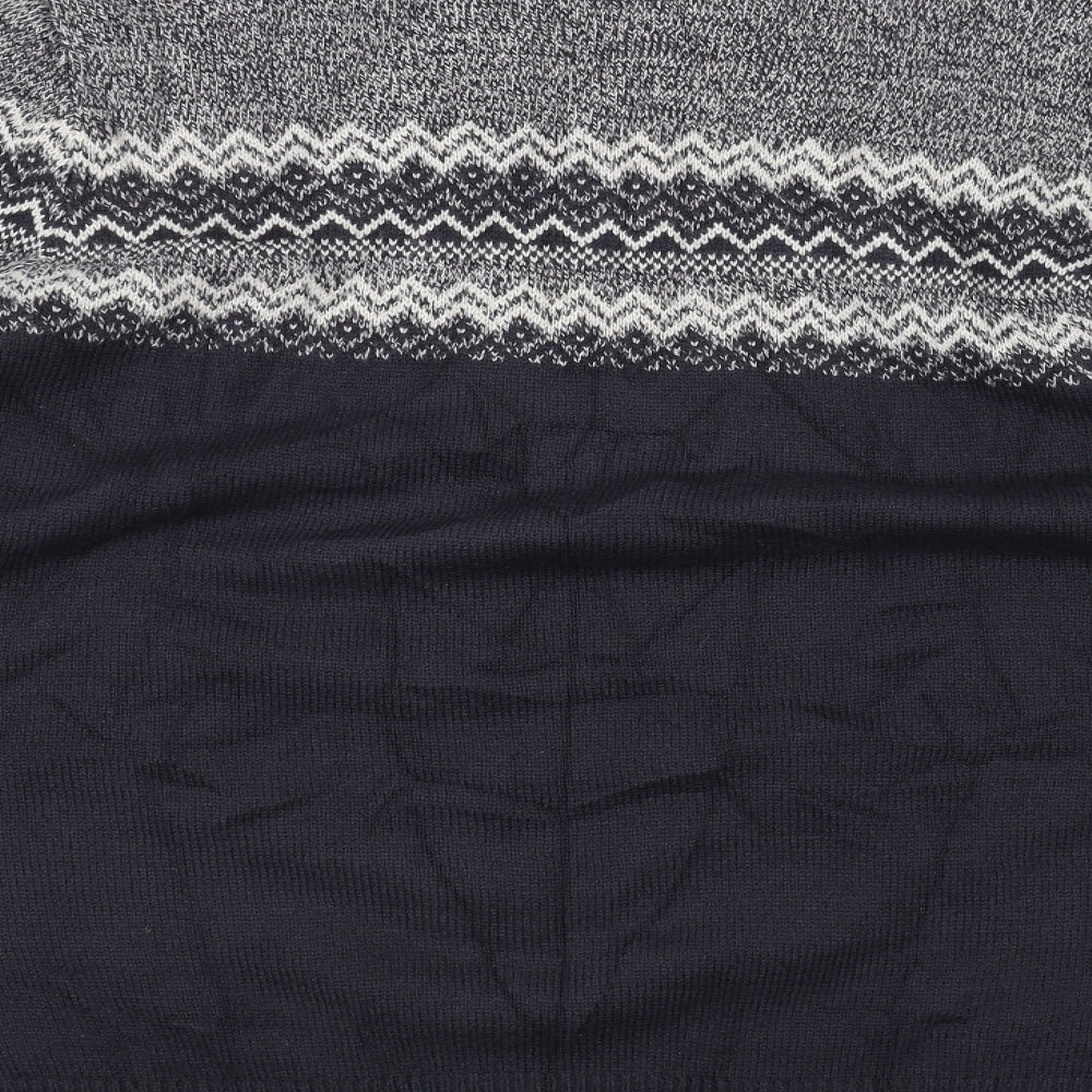 George Mens Blue Pullover Jumper Size 2XL