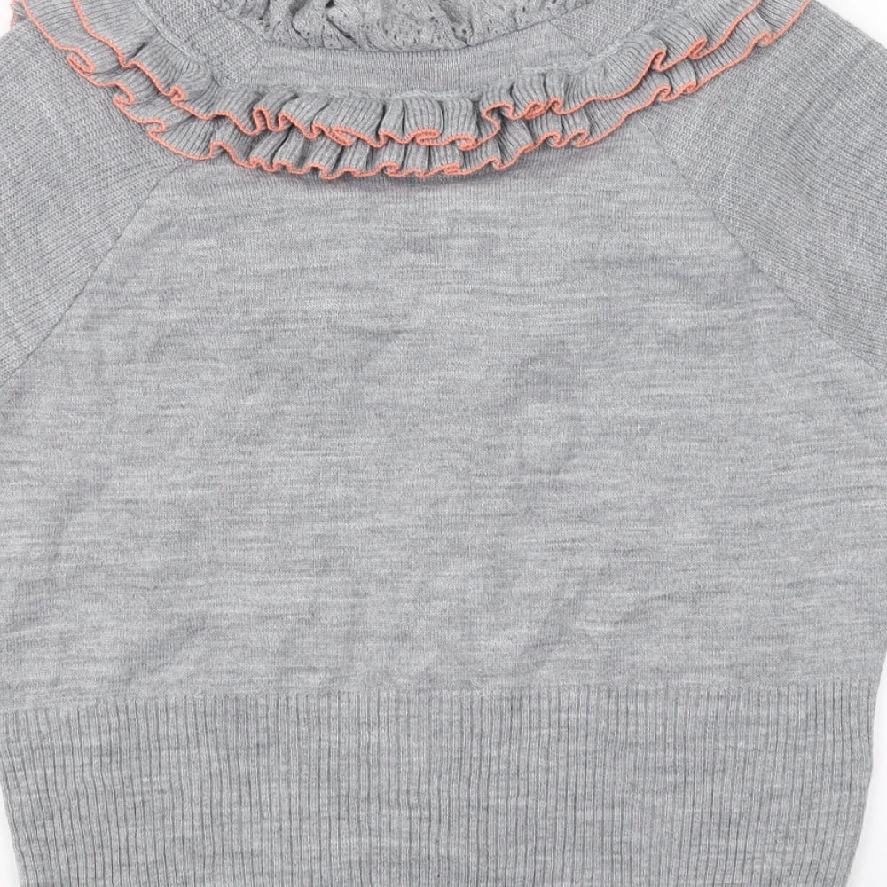 George Womens Grey Cardigan Jumper Size 14