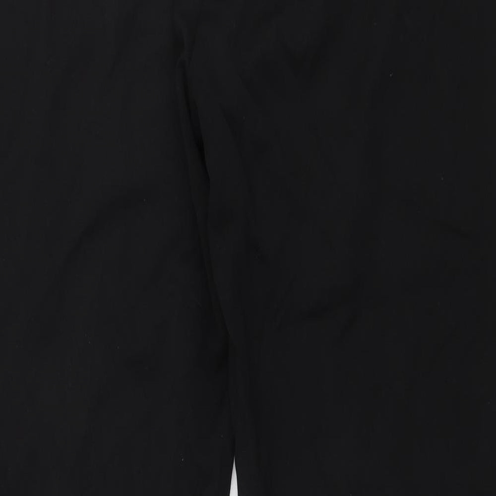 Preworn Womens Black Trousers Size 34 in L30 in