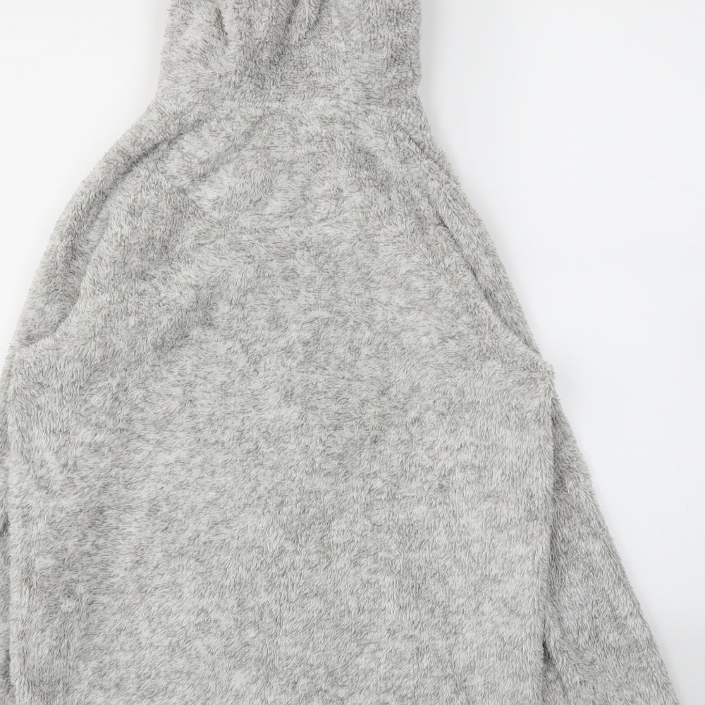 M&S Womens Grey Animal Print Pullover Jumper Size 8