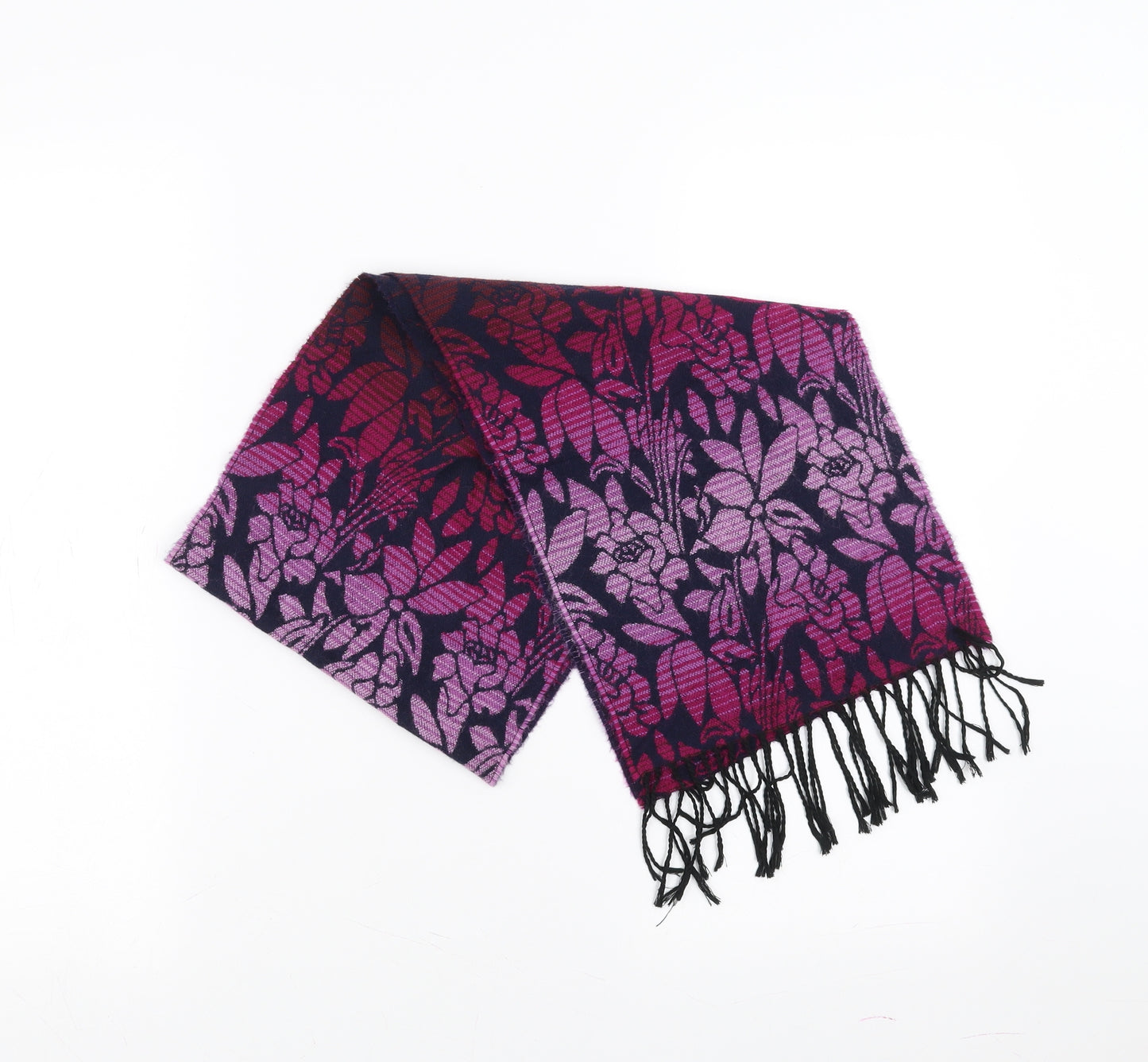 Tie Rack Womens Purple Floral Scarf