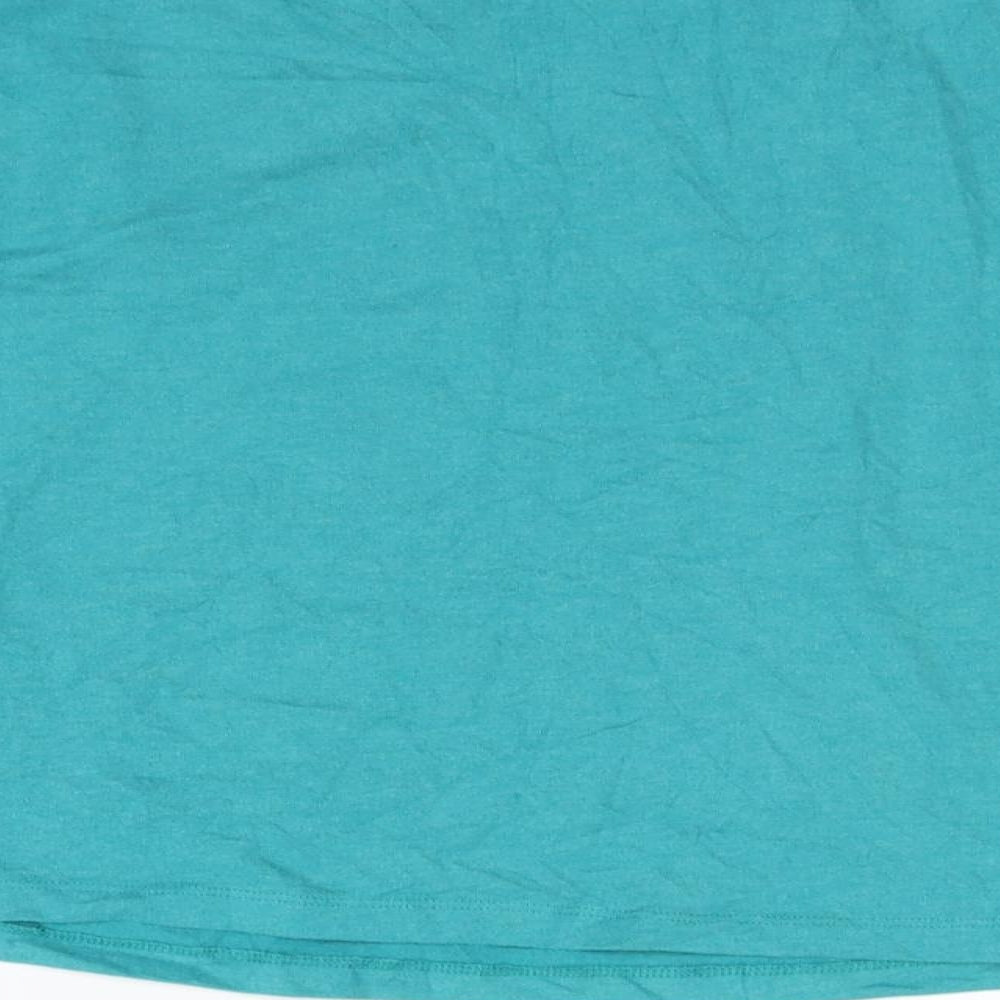 Marks and Spencer Womens Blue Basic T-Shirt Size S