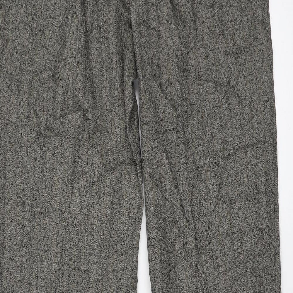 Marks and Spencer Womens Brown Trousers Size 10 L32 in