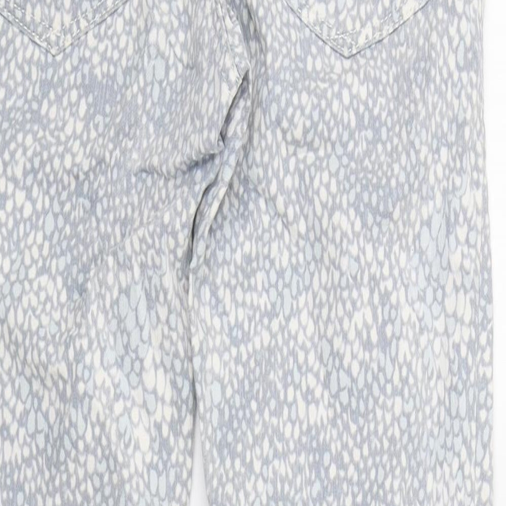 Gap Womens Grey Animal Print Skinny Jeans Size 26 L25 in