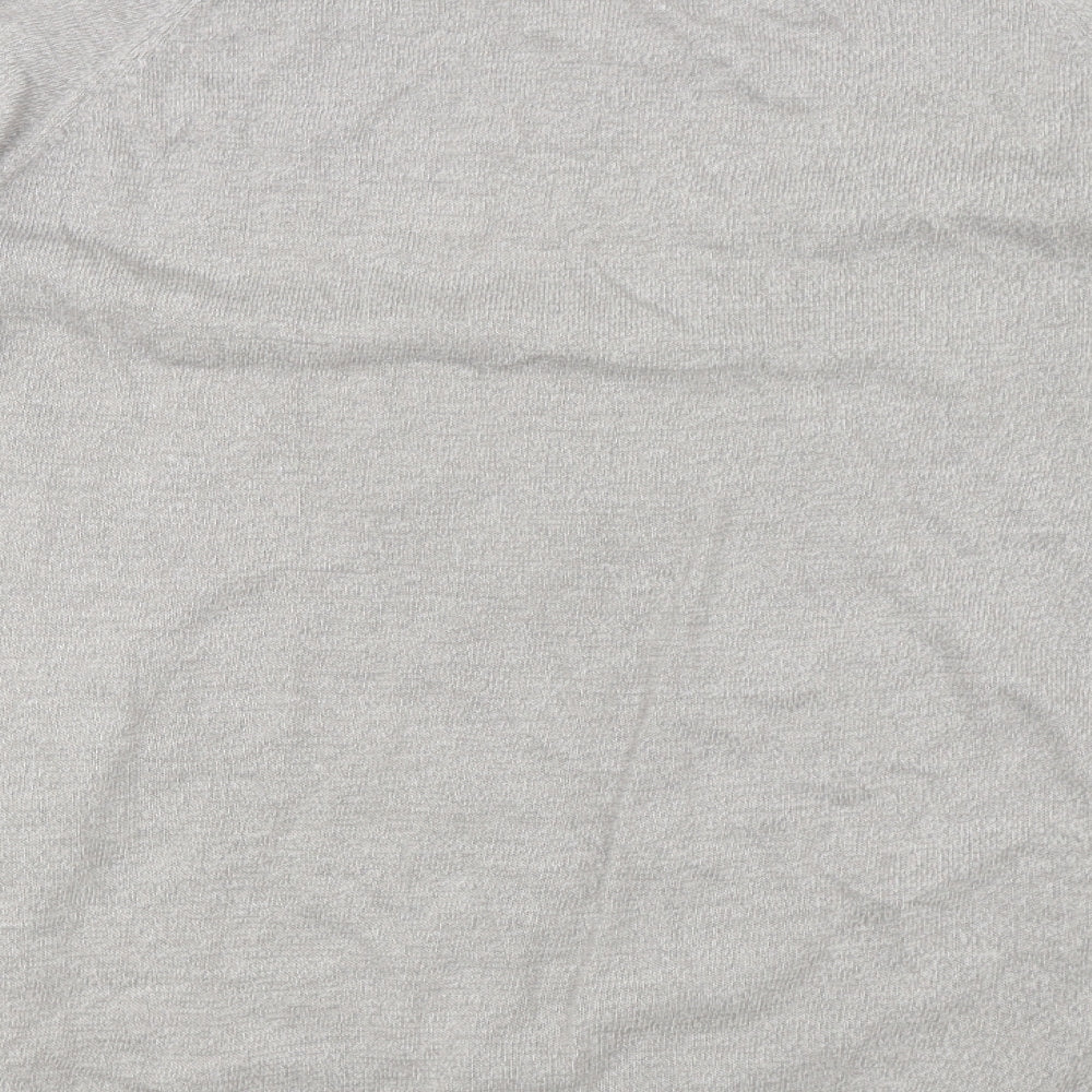 Atlantic Bay Mens Grey Pullover Jumper Size S