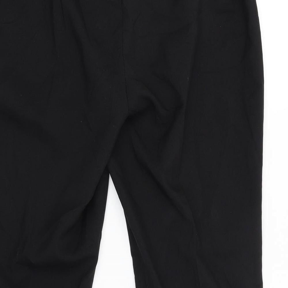 Wardrobe Womens Black Trousers Size 16 L28 in