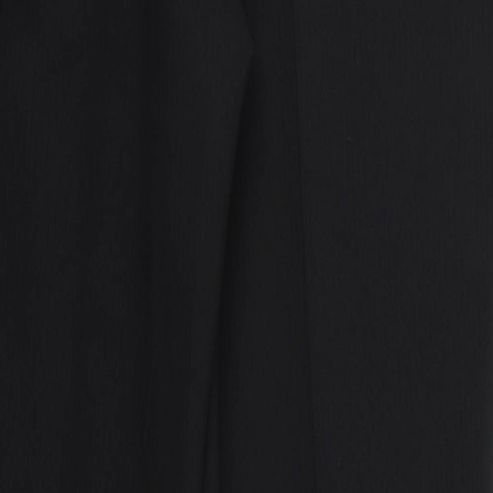 Preworn Womens Black Trousers Size 10 L30 in
