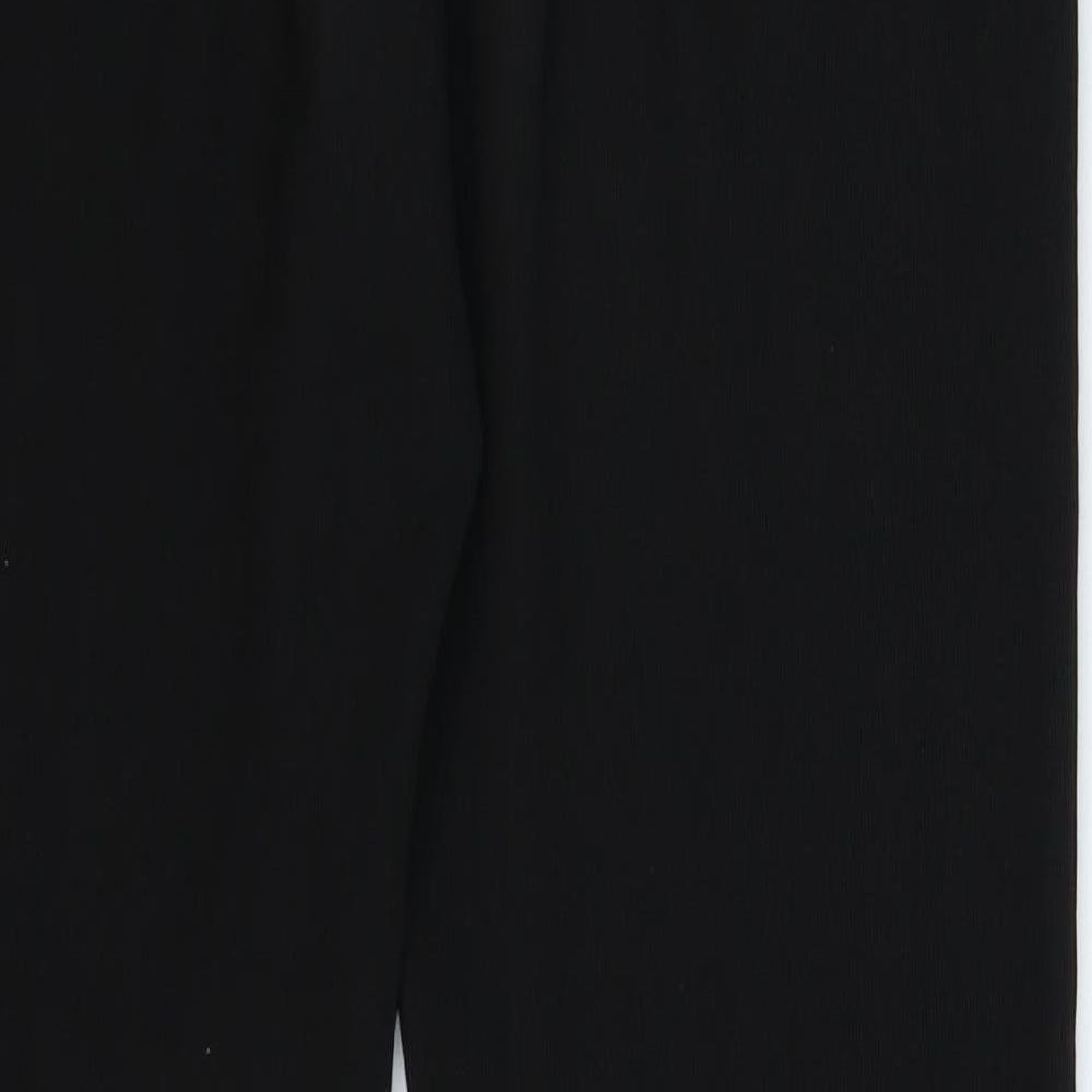 Preworn Womens Black Capri Leggings Size 30 in L27 in