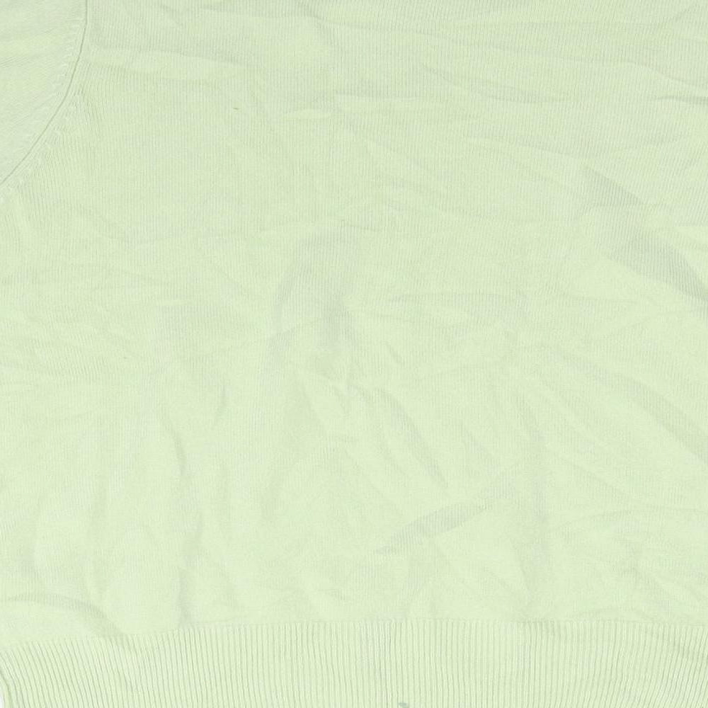 Marks and Spencer Womens Green Pullover Jumper Size 14