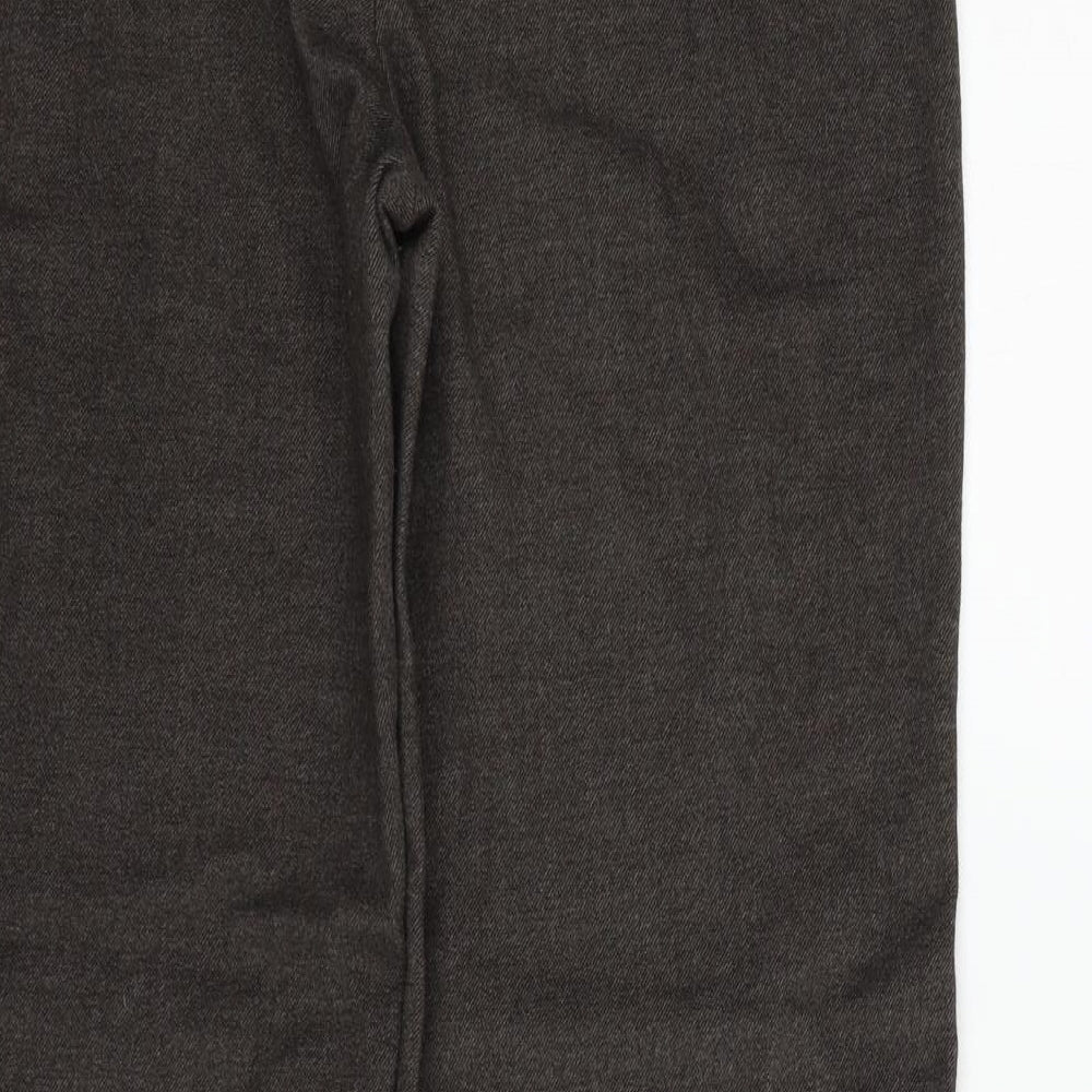 Principles Womens Brown Trousers Size 12 L26 in