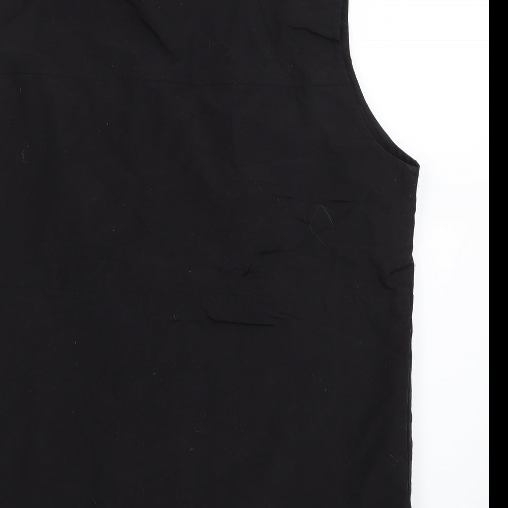 Topman Mens Black Gilet Waistcoat Size S