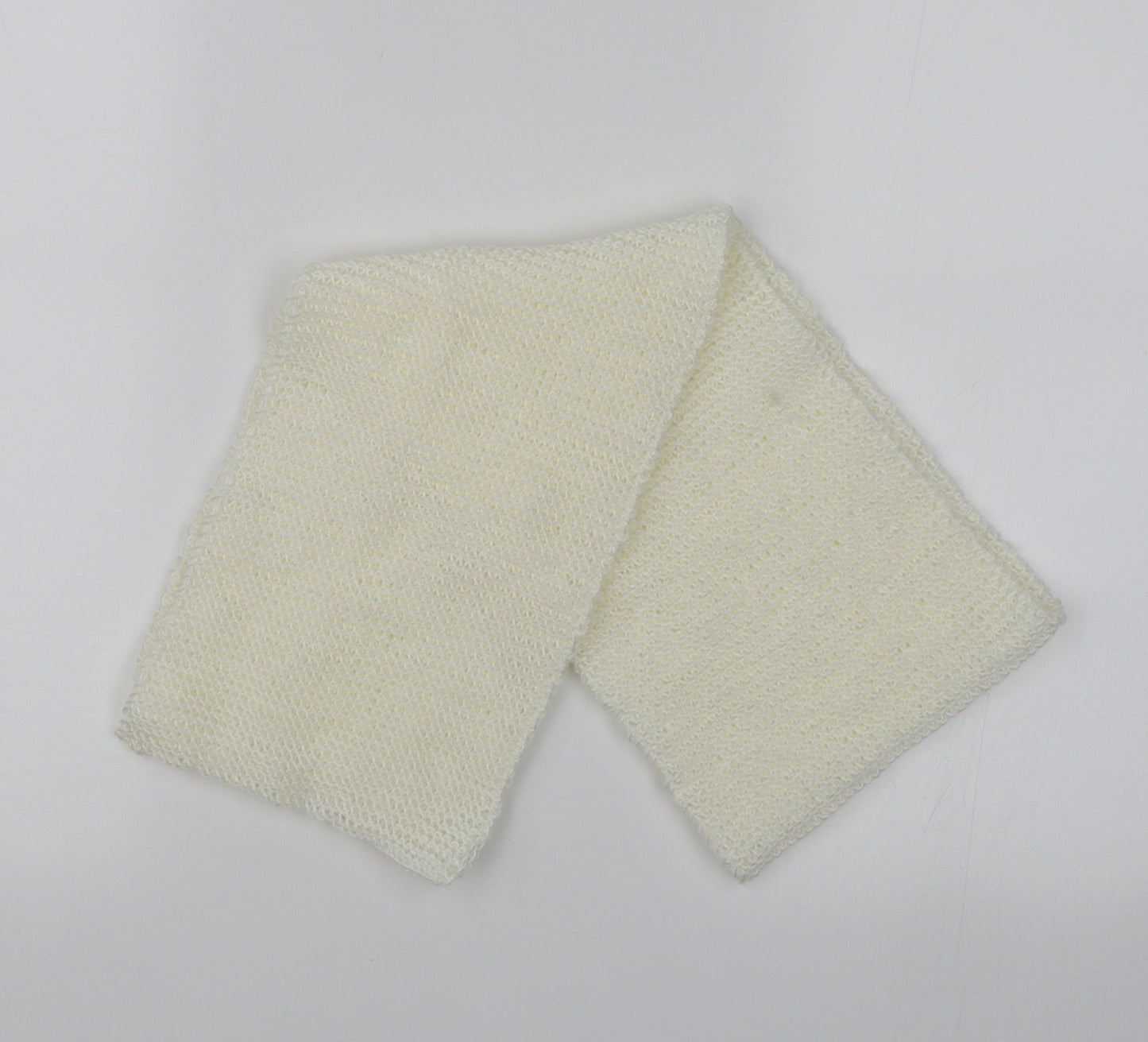 preoworn Womens Beige Knit Scarf