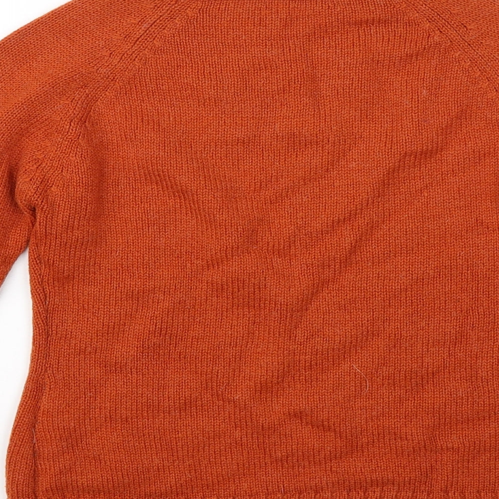 lcw womenswear Womens Orange Pullover Jumper Size S