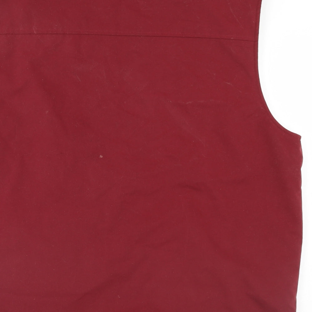 Tomas beck Mens Red Gilet Jacket