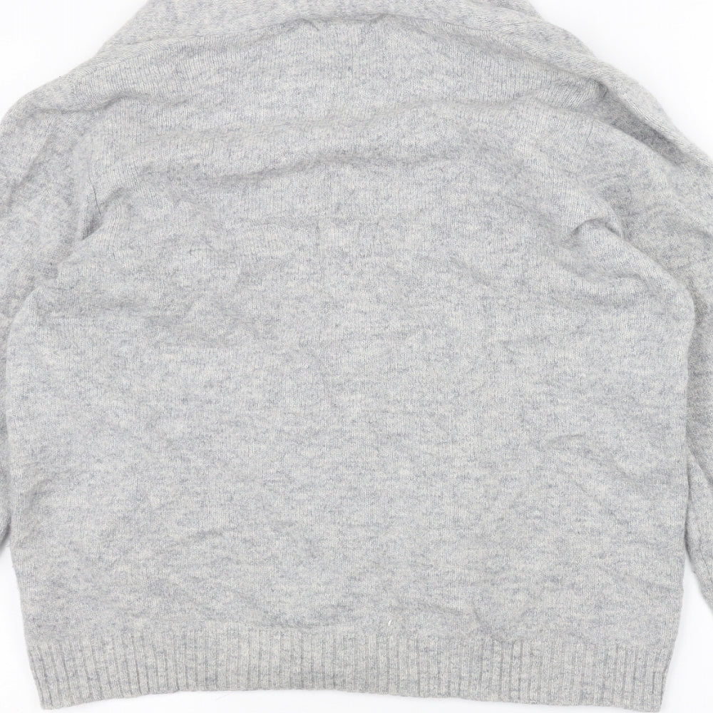 EWM Womens Grey Jacket Coatigan Size M