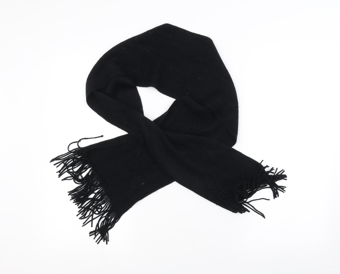 Preworn Womens Black Scarf