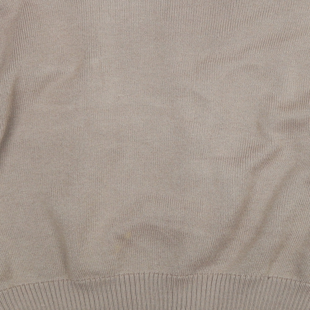 Canada Mens Beige Full Zip Jumper