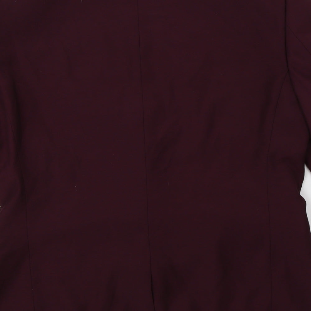 NEXT Womens Purple Jacket Suit Jacket Size 36