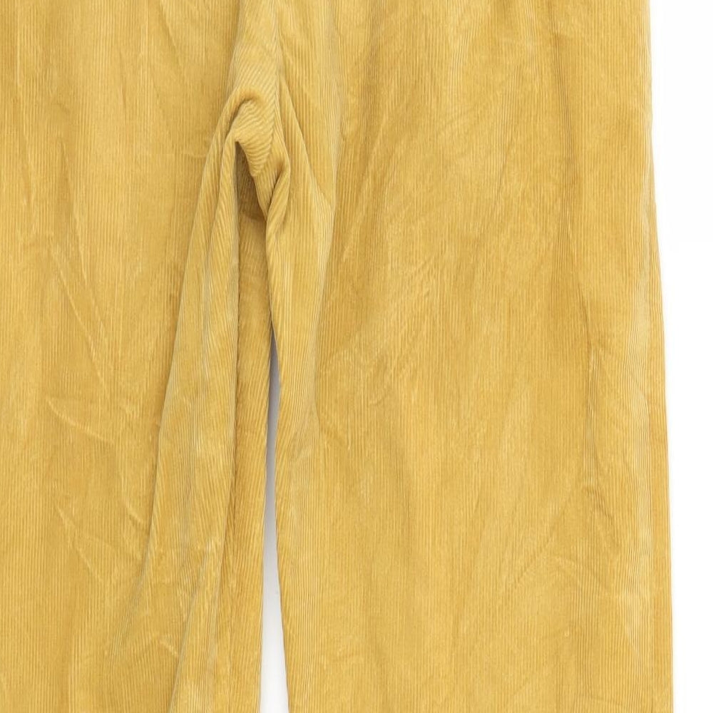Pakeman Catto & Carter Mens Yellow Corduroy Trousers Size 33 in L31 in