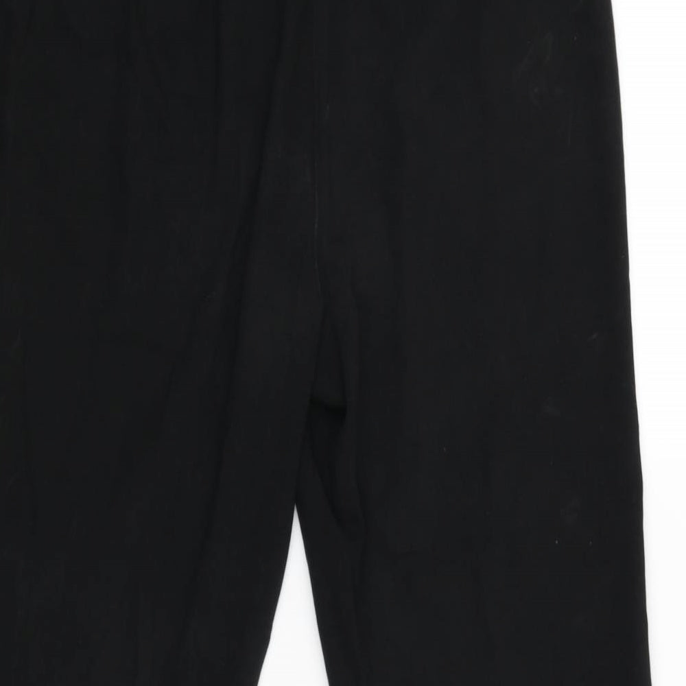 Marks and Spencer Womens Black Trousers Size 12 L26 in