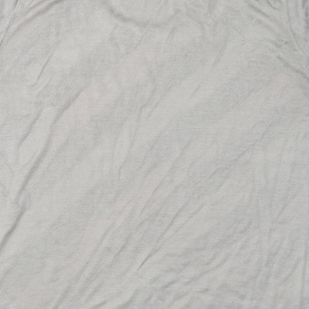 LUCIA Womens Grey Basic T-Shirt Size 24