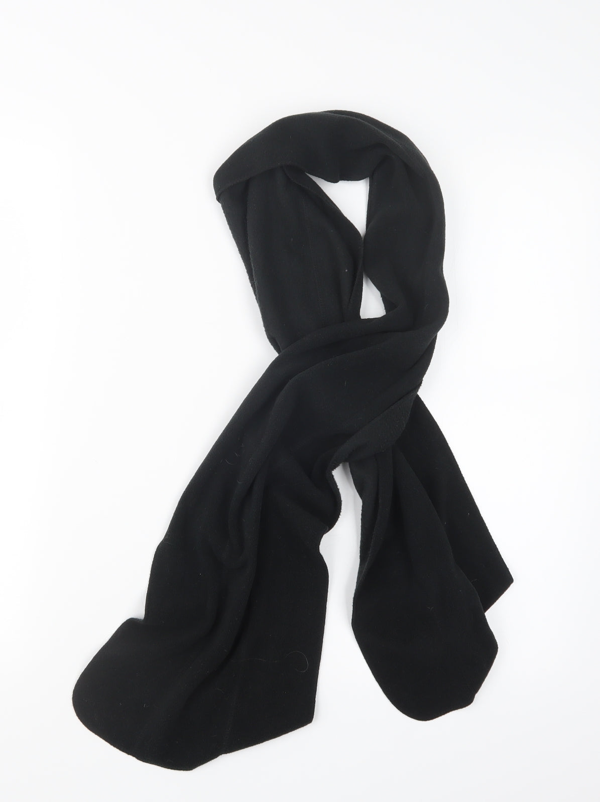 Preworn Mens Black Scarf One Size