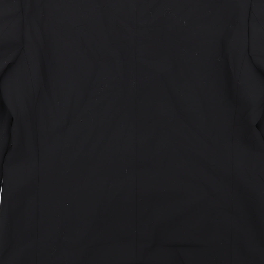 River Island Mens Black Jacket Blazer Size 38