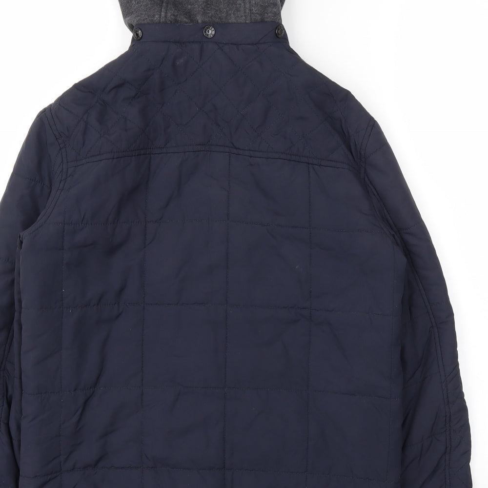 River Island Womens Blue Jacket Coat Size 8
