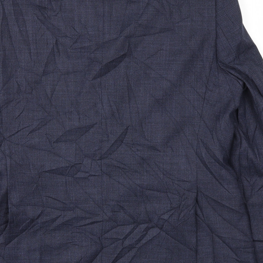 M&S Mens Blue Jacket Blazer Size 42