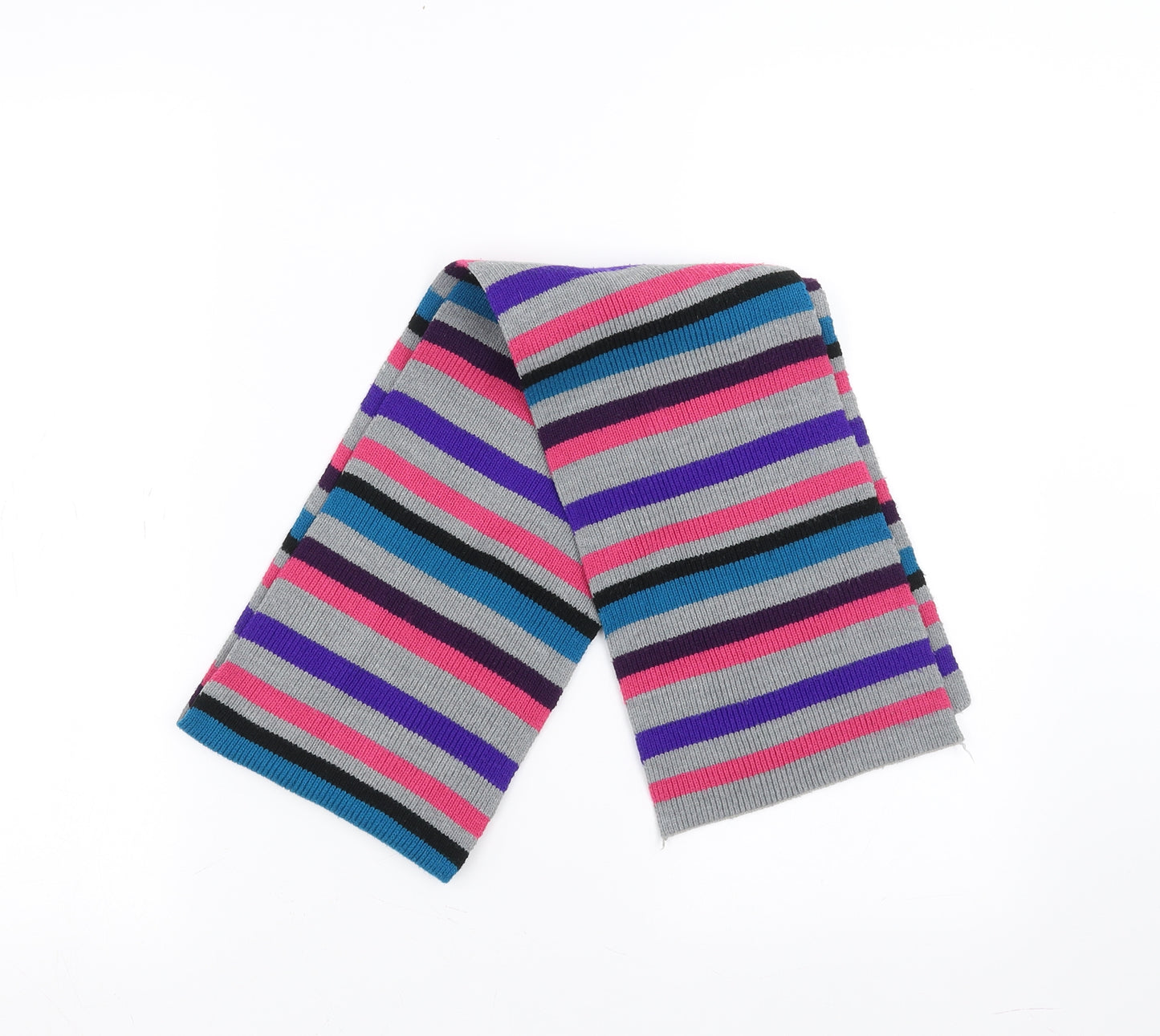 Preworn Womens Multicoloured Striped Scarf